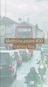 Metroline enviro 400 Training bus