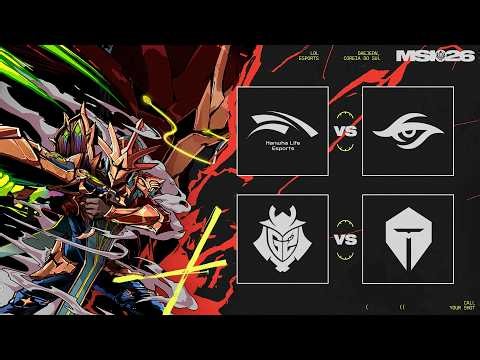 HLE x TSW | G2 x TES | MSI 2026 - Fase de Chaves | Dia 1 (Md5)