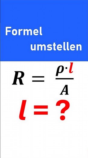 FORMELN UMSTELLEN und Gleichungen nach Variablen auflösen ♻️ #mathematics #mathstricks