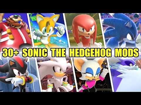 30+ Sonic The Hedgehog Mods | 1 Minute Mods Shorts Compilation ( Super Smash Bros. Ultimate)
