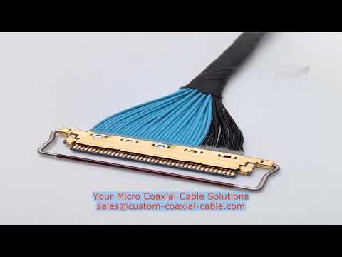 40 pin round connector for robotics Cabline-CA kel micro coax cable 40-pin narrow connector 42.5 ohm