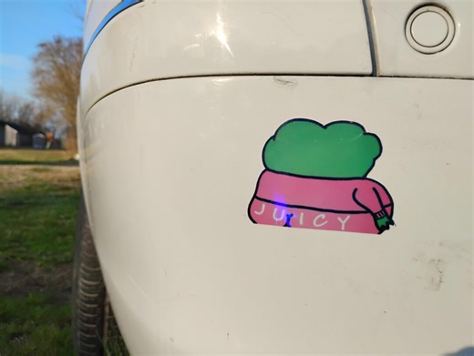 Holographic Sticker ~ Pepe Juicy Sticker UV/WEATHERPROOF & WATERPROOF Outdoor/indoor - Etsy