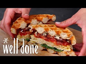 How to Make The Ultimate Breakfast Wafflewich | Recipe | Well Done