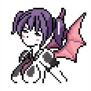 Anime Girl Pixel Art