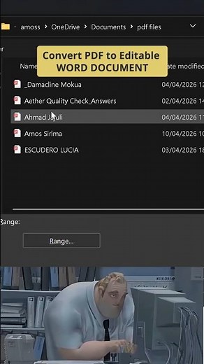 Convert PDF to Editable Word Document in Seconds! ⚡