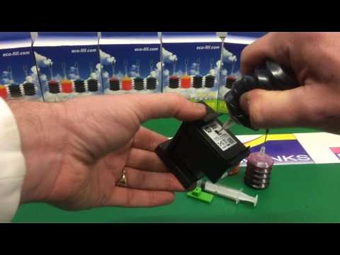 HP 301 HP301xl Black Ink Refill Refilling Instructions