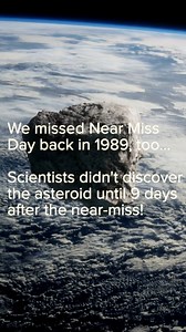 5.8K views · 31 reactions | Thursday was Near Miss Day - you missed it! On March 23, 1989, asteroid 4581 Asclepius came within 425,000 miles of Earth, and since then, March 23 has been known as Near Miss Day. News 5 Meteorologist Katie McGraw didn't miss it though; she posted about it on Thursday! | News 5 Cleveland | Facebook