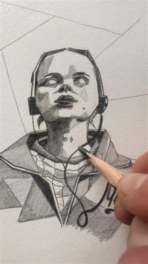 Drawing Max Mayfield 🎧 (ASMR + Loop) Stranger Things #strangerthings #maxmayfield #drawing #asmr