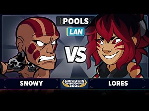lores vs Snowy - Pools - Brawlhalla Midseason Championship 2024 - LAN 1v1