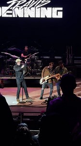 Ladies and gentlemen, I present to you: the mic drop and the fall live at Red Rocks. From multiple angles. #redrocks #livemusic #fellonstage #funnyvideos #imokay | Travis Denning