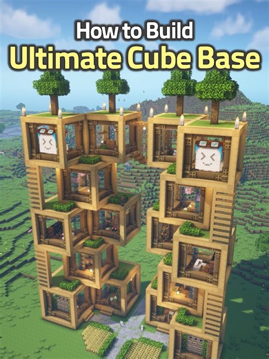 Building the Ultimate Cube House in Minecraft