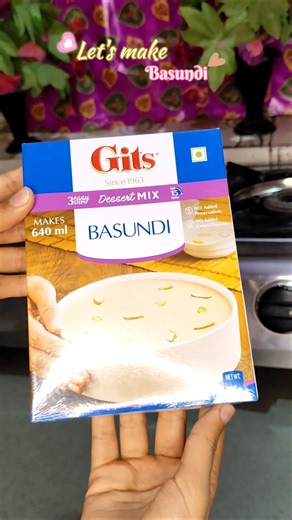 "Gits Basundi" 3 Easy Steps Dessert Mix! #easyrecipe #quickrecipe #cookwithshivani04 #ytshorts.