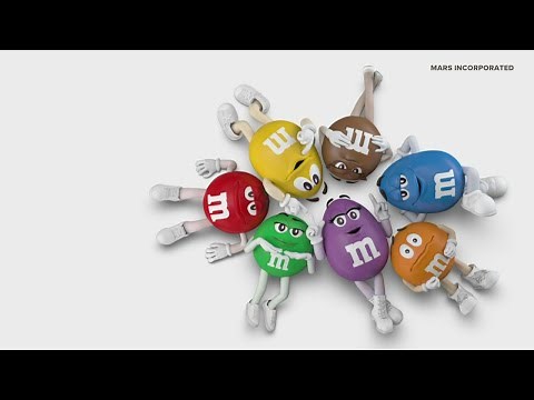 Purple M&M character introduced as "spokescandy"