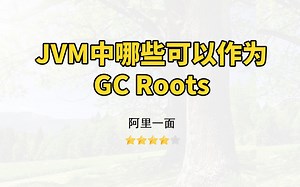 【Java面试】JVM中哪些可以作为GC Roots
