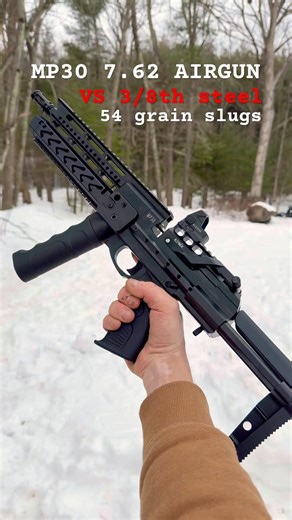 MP30 airgun VS 3/8th steel