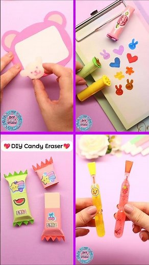 How to Make 4 Cute Mini Stationery Crafts / DIY Easy Paper Craft Ideas #papercraft