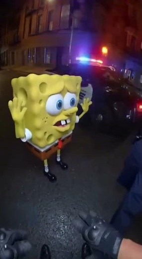 Bodycam of SpongeBob Getting Arrested 🚓🧽 | Viral AI Parody Sora 2 Generated