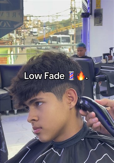Fresh Low Fade Haircut at the Barber Shop