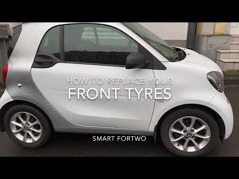 How to replace your front tires (TYRES) Smart Fortwo DIY