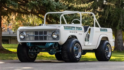 This Pre-Production Bronco Was Built Into Crazy Sand Dragster