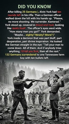 He Had 10 Bullets Left, 132 Germans Surrounded Him... What He Said Next 😱