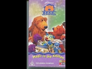 Recreational Opening: Bear in the Big Blue House: Magic in the Kitchen 2001 AU VHS