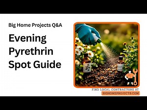 Pyrethrin Evening Spot Guide With Pyrethroid Longevity
