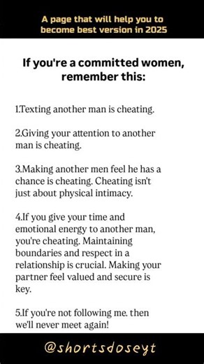 If you are committed women remember this! 🥶 #motivation #inspiration #quotes