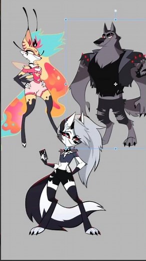 Loona X Vortex X Beelzebub #fusion #helluvaboss