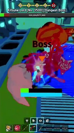 LEVANDO KITSUNE LORD SÓ NO CLICK DE GUN! #roblox #bloxfruits #games #robloxedit #acidumrifle