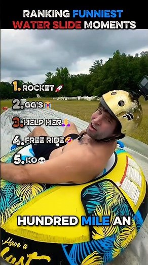 Ranking Water Slide Fails Caught on Camera 💀 #ranking #memes #viral