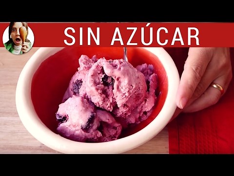 Cómo hacer helado SIN AZÚCAR // Receta de postres saludables - Paulina Cocina
