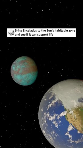 Bringing Enceladus to the Sun's Habitable Zone