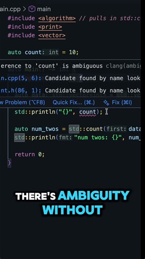 using namespace std; DOESN'T Hurt Performance ⚠️