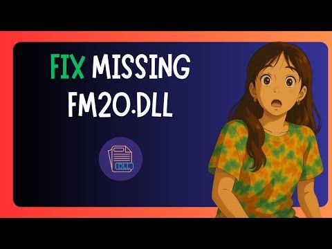 How To FIX "Fm20.dll Missing" In Windows 11