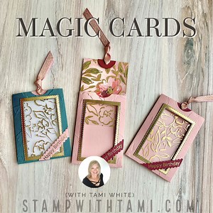 VIDEO: How to make Magic Cards - Stampin' Up! Demonstrator: Tami White | Stamping, Crafting, & Card-Making
