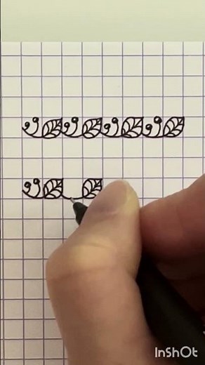 Motif feuille facile pour débutant 🌿