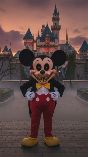 Mickey mouse characters in scary creepy mood #creepy #scary #dark #silent #mickeymouse #disney #duck