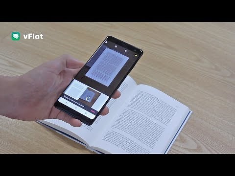 Live demo of vFlat: your best mobile book scanner
