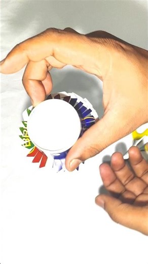 ☕ Disposable Cup se Banai Stylish Cap 🎩 | Easy DIY Craft Idea #CupCraft #youtubeshorts