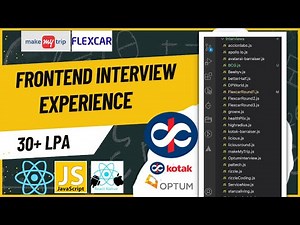 Kotak Frontend Interview Experience || Javascript || React Native || React