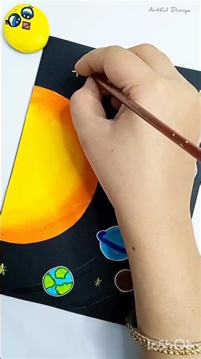 DIY solar system 💡 #diysolarsystem #papercraft #diy