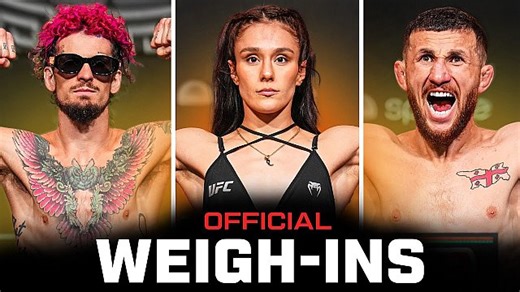 Video: UFC 306 Early & Official Weigh-ins