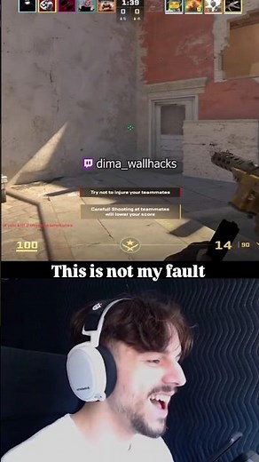 Dima_Wallhack: 100% Accuracy, 0% Logic 🎯 #cs2
