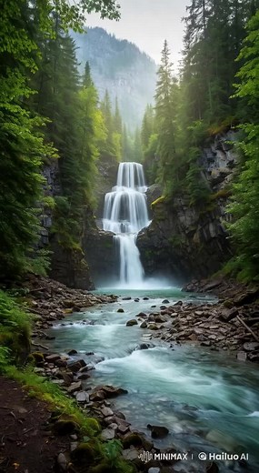 森の奥深く、静かに流れる滝。 時の流れとともに形を変え、何千年もの歴史を刻んできた。 その姿は、一瞬たりとも同じではない。 #神秘的 #水の癒し #緑の世界 #リラックス #日本の風景 #mistymountains #hiddenwaterfall #timelessbeauty #naturalwonder #zenmoment
