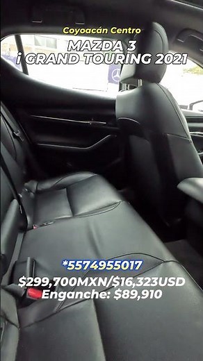 MAZDA 3 i GRAND TOURING 2021, 165 HP, transmisión automática, a tratar o desde el 30% de enganche