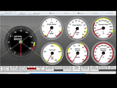 Megasquirt Tuner Studio Custom Gauge Basics | How to tune