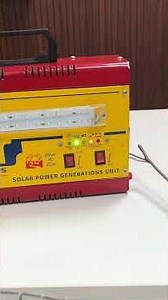 Radiance CFL UPS Mini Invertor with 12V 7.2 AH Battery solar + grid charging