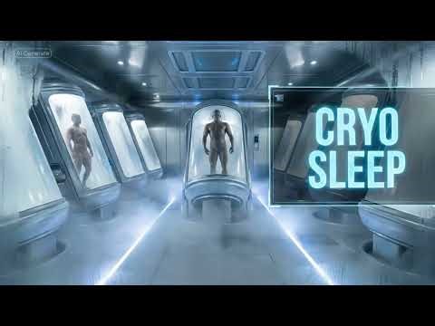 Cryogenic Sleep Chamber | Ice Cold Deep Sleep Ambience (냉동 수면 캡슐)