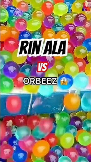 ORBEEZ vs Rin ala | science experiment #science #experiment #shorts